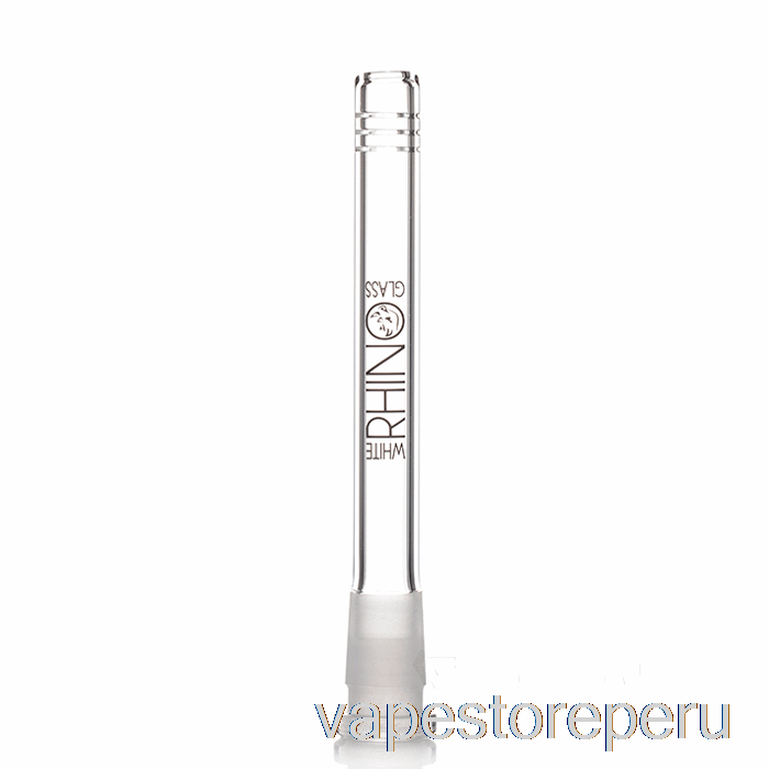 Vape Peru White Rhino 19/14 Tallo Inferior De Vidrio 5.5 Pulgadas